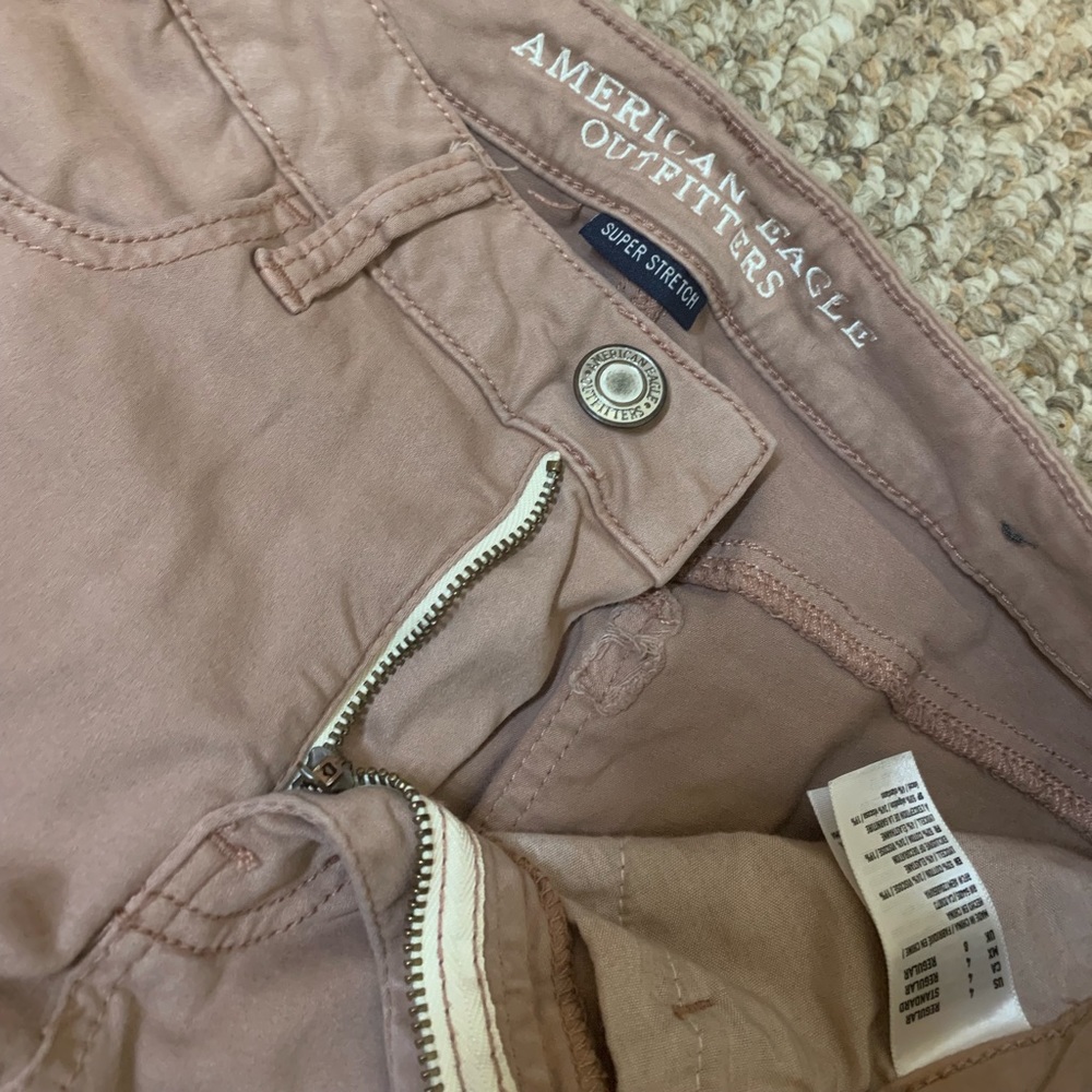 Blush pink American eagle jegging